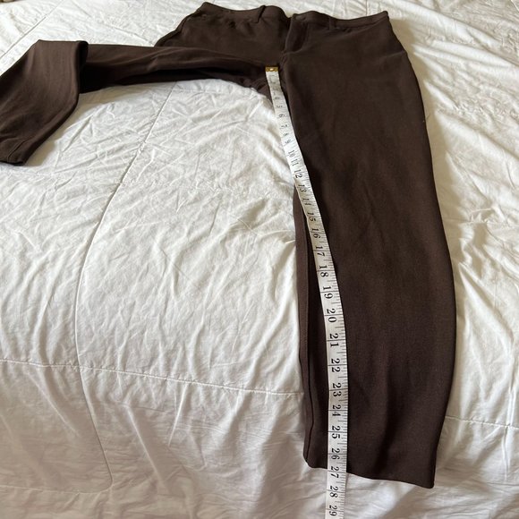 Chicos So Slimming Brown Pants Elastic Waist Chico 0.5 Short. - Picture 5 of 8